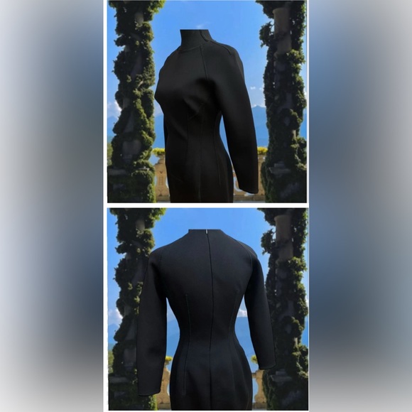 Zara size XS Chic Black Long-Sleeve Dress - Picture 13 of 16